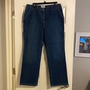 Talbots Dark Blue Straight Leg Jeans, 14